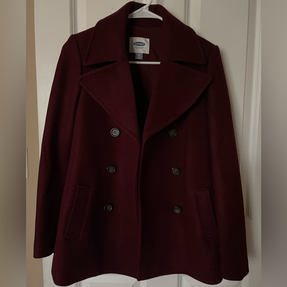 Holiday women’s pea coat